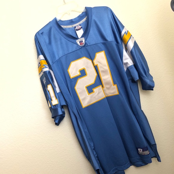REEBOK Equipment NFL Sz 52 Stitched Jersey LaDainian Tomlinson #21 Chargers - Picture 16 of 16